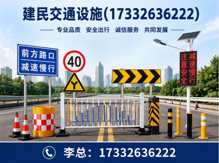 安次区标志牌展示图
