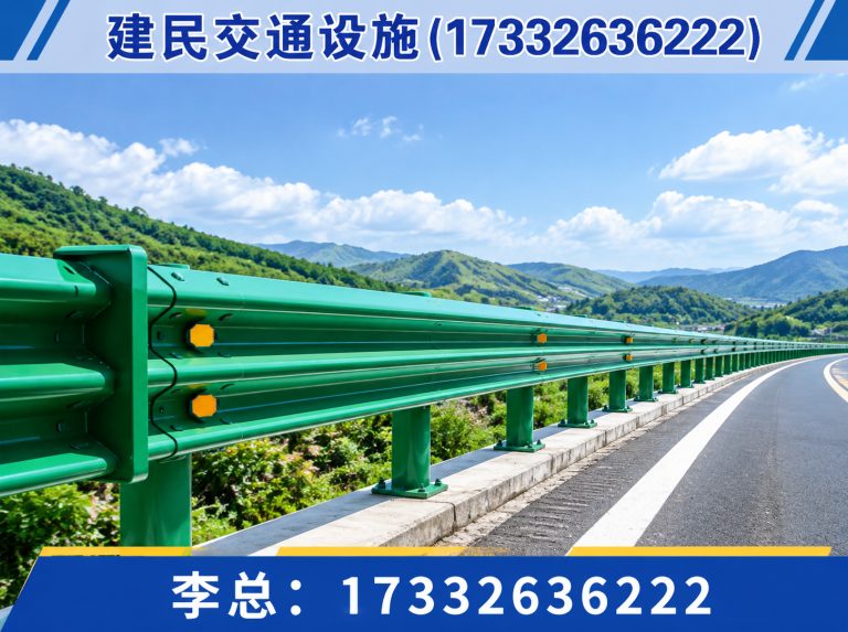 安次区公路护栏展示图
